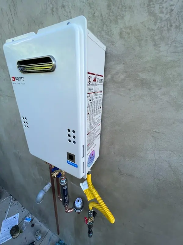 Tankless water heater installation for Pitman homes